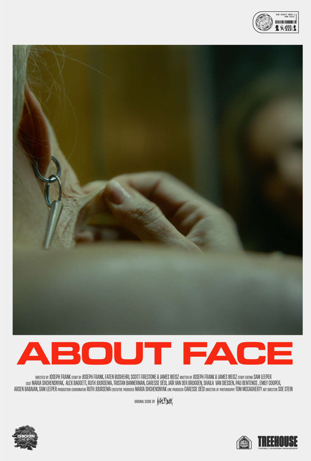 Filmposter for ABOUT FACE